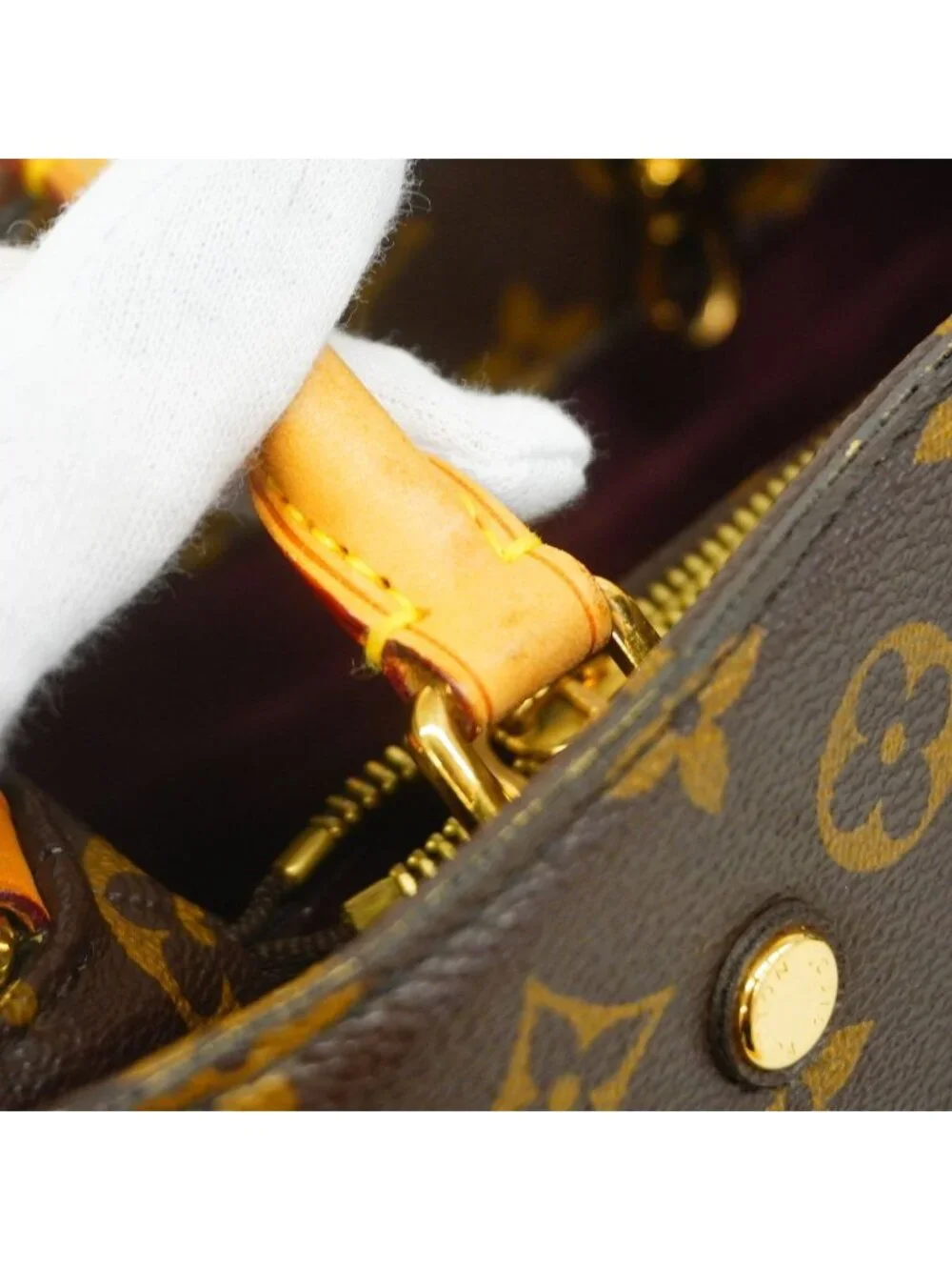 Louis Vuitton Handbag Monogram Montaigne BB Brown 2-Way Bag
